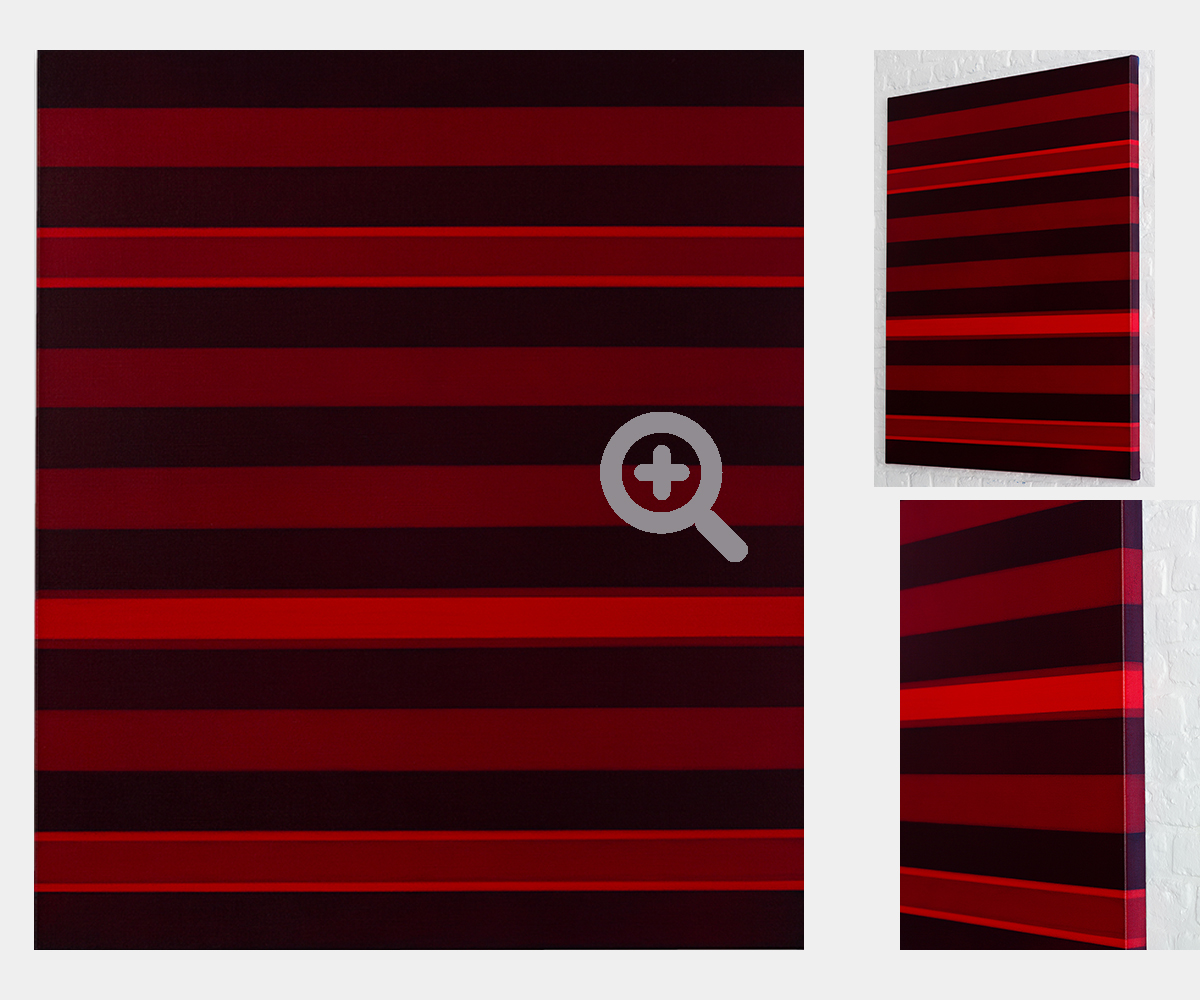 Gemaelde: Streifen Farbfeld minimalistisch KH#210