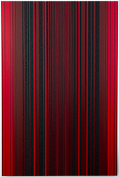 Gemaelde: rhythmische Streifenstruktur KH#343